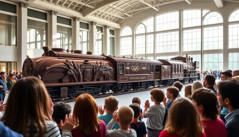 il winter games express il treno di cioccolato da record che conquista il mondo 1768480265