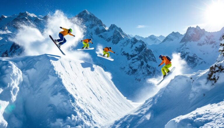 impressionanti performance di sci e snowboard a sella nevea 1768738012