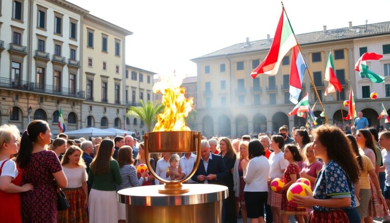 la fiamma olimpica a como celebrazione di sport cultura e tradizione 1768517868
