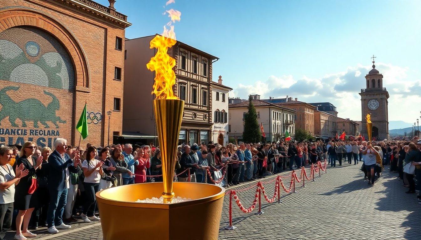la fiamma olimpica arriva a ravenna un evento imperdibile da non perdere 1768014218
