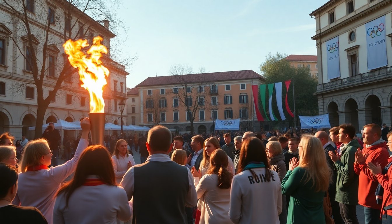 mantova accoglie la fiamma olimpica in preparazione per milano cortina 2026 1768511144