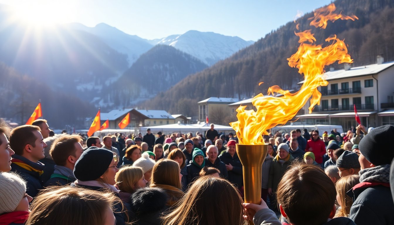 sondrio accoglie la fiamma olimpica in vista di milano cortina 2026 1768610447