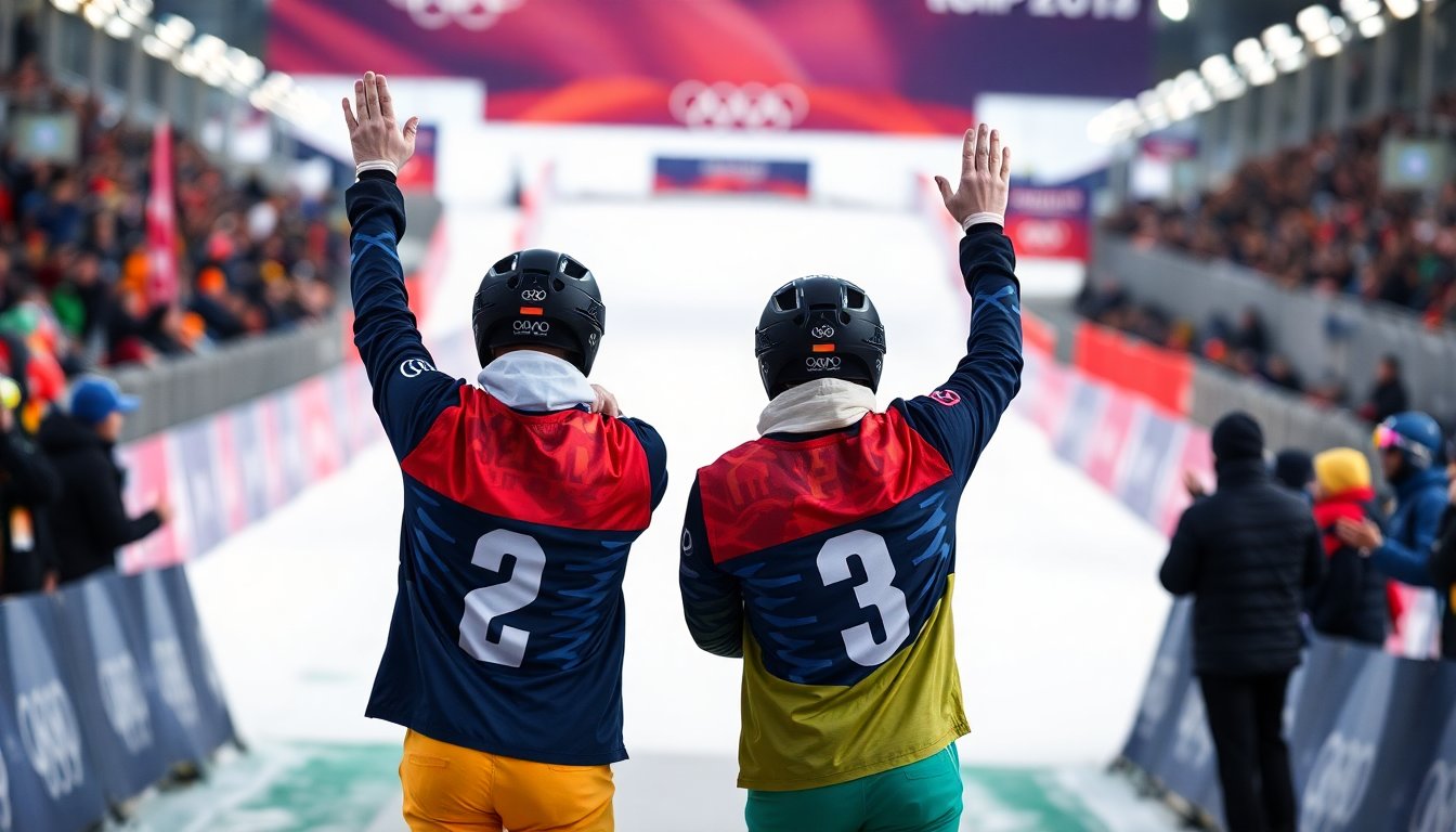 argento per moioli e sommariva nel mixed team snowboard cross a milano cortina 2026 1771417589