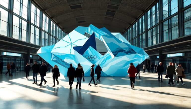 arte e sport unincredibile fusione nella metropolitana di milano in vista delle olimpiadi 2026 1770039973