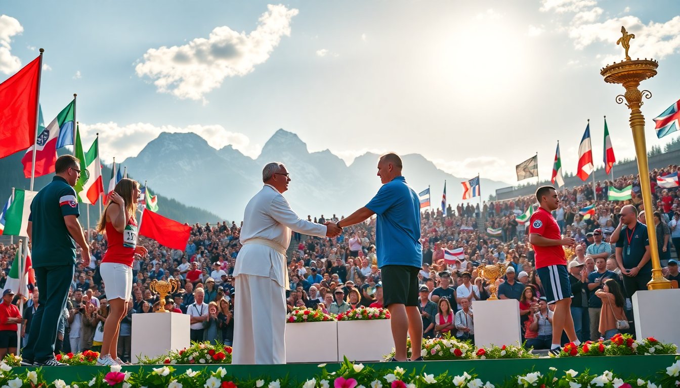 il messaggio di papa leone xiv uniscrizione spirituale per le olimpiadi di milano cortina 1769925822
