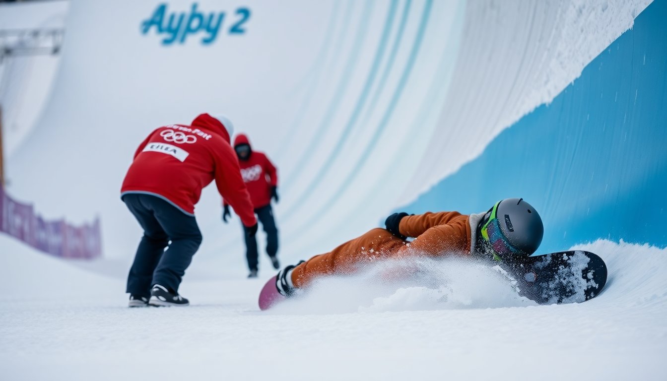 Infortunio di Liu Jiayu a Livigno: caduta durante le qualificazioni dell’halfpipe