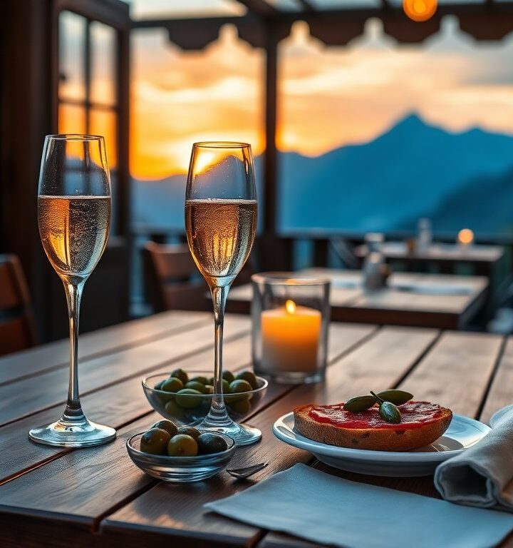 Aperitivo al tramonto a Sesto: l'esperienza unica del Ristorante Monte Elmo