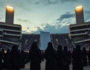 Protesta delle madri di desaparecidos a Città del Messico durante l'esposizione del trofeo dei Mondiali 2026