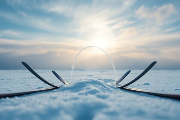 Salto con gli sci: come funziona l’aerodinamica a V