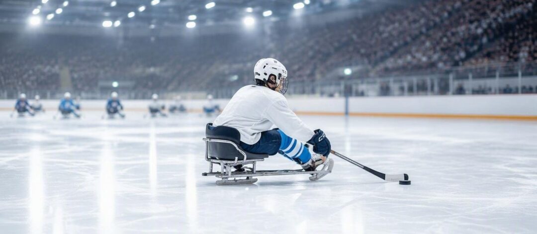 Guida al para ice hockey: scivoli sledge, bastoni doppi e contatto regolamentato