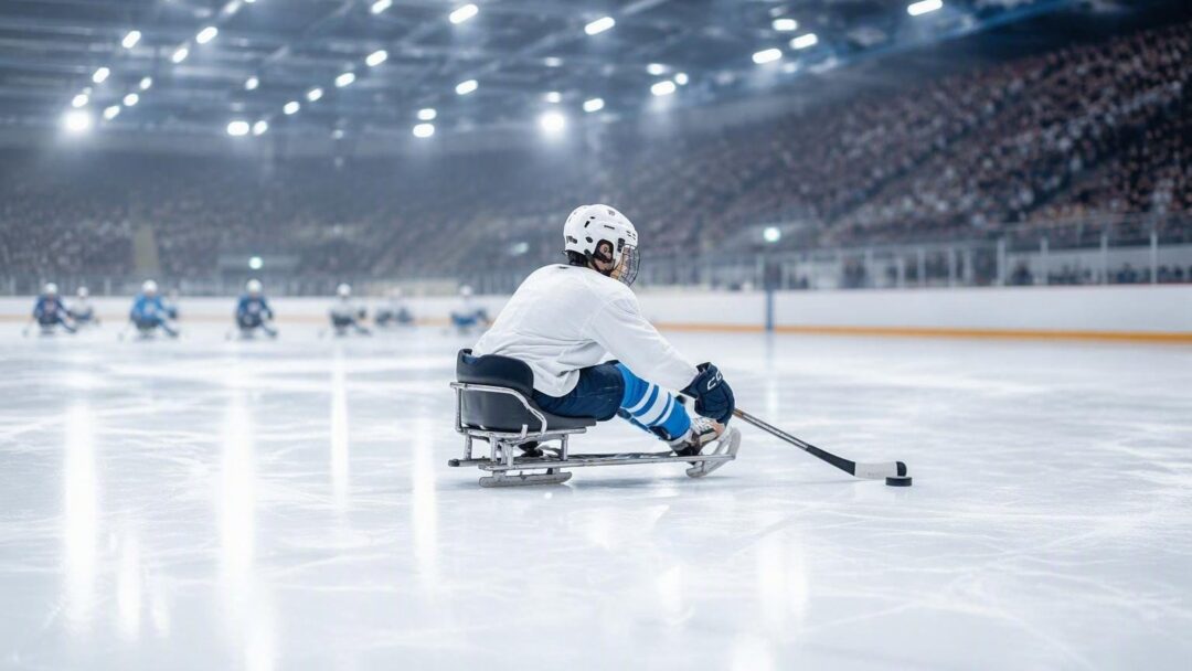 Guida al para ice hockey: scivoli sledge, bastoni doppi e contatto regolamentato