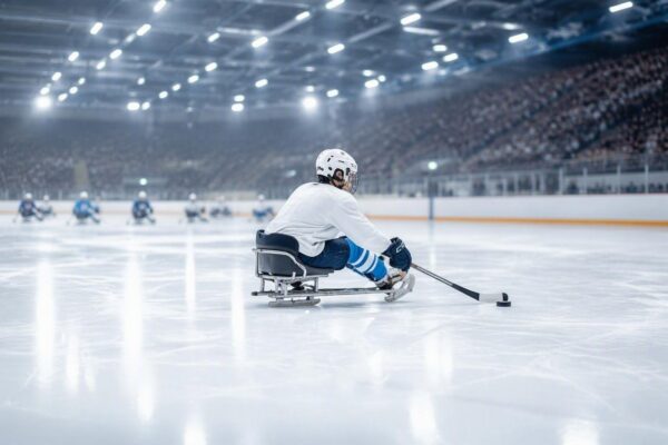 Guida al para ice hockey: scivoli sledge, bastoni doppi e contatto regolamentato