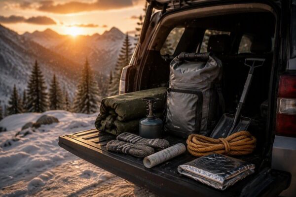 Kit invernale auto e zaino: tecniche per neve estrema