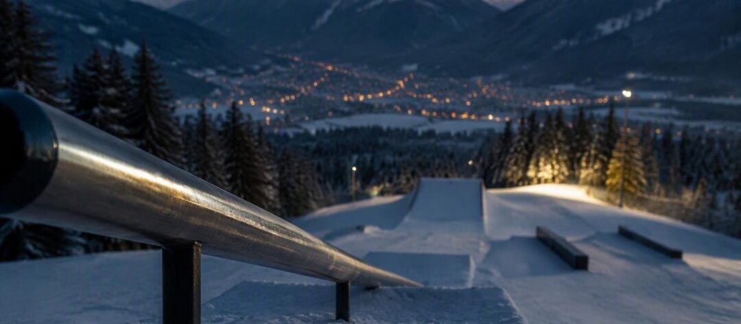 Sci acrobatico: come iniziare in snowpark con box, rail e big air in sicurezza
