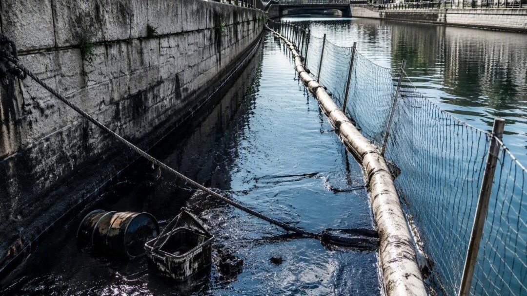 Idrocarburi nel Naviglio Grande: la chiazza oleosa che ha raggiunto la Darsena di Milano