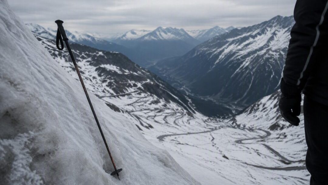 La “Black Panther” di sci alpino risale alla pista dello Stelvio