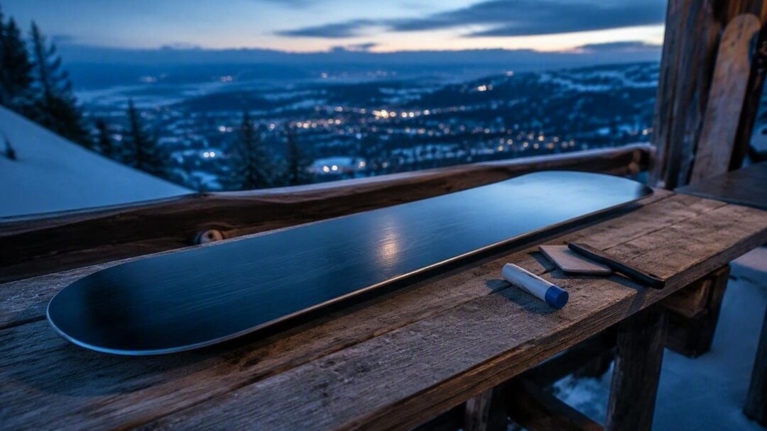 Sciolina snowboard: scelta, hot-wax e rub-on
