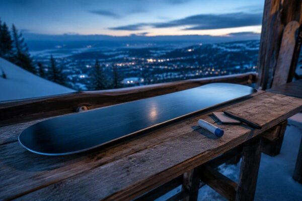 Sciolina snowboard: scelta, hot-wax e rub-on