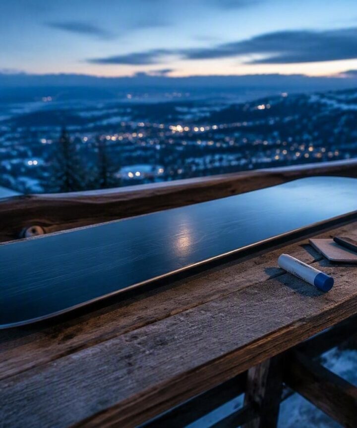 Sciolina snowboard: scelta, hot-wax e rub-on