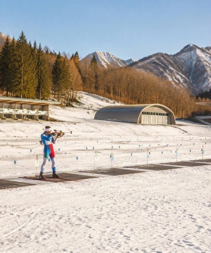 Team italiano di biathlon a Valle Pesio: giovani e nuove strutture
