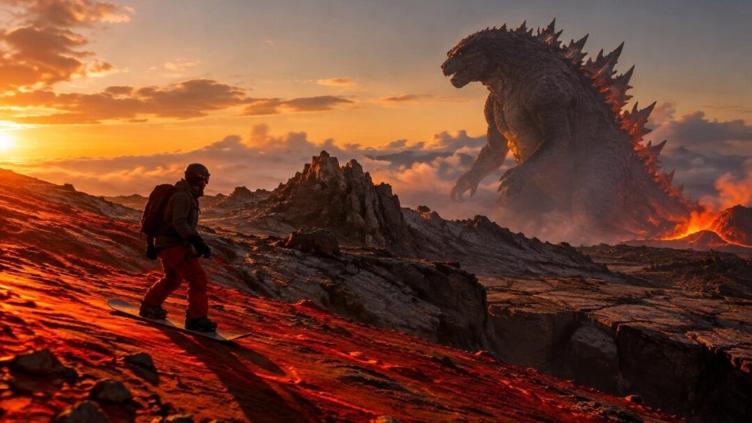 Trailer di HYPERyuki presenta vulcano, grotte ghiacciate e kaiju