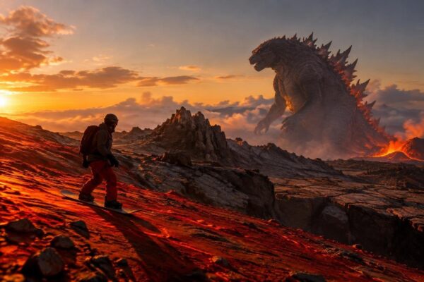 Trailer di HYPERyuki presenta vulcano, grotte ghiacciate e kaiju