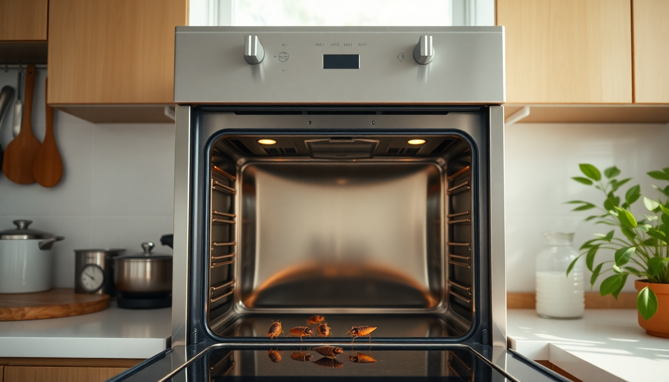 Scarafaggi nel forno: come prevenirli e affrontarli