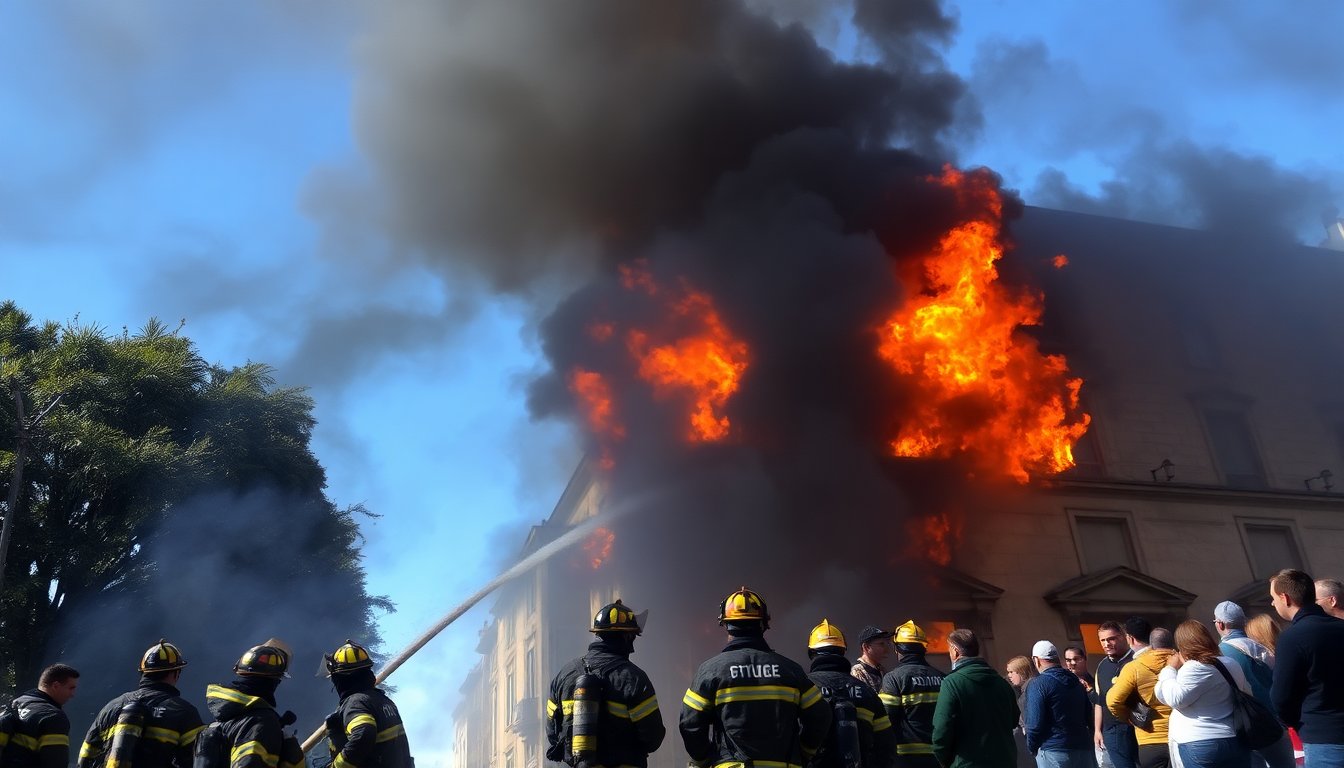 Incendio a Roma: 20 feriti e 5 gravi dopo l’esplosione in un palazzo