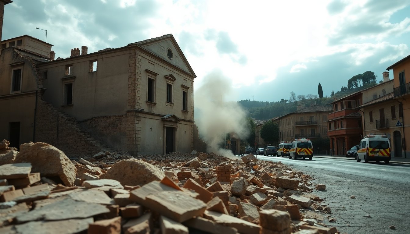 Terremoto devastante in Italia centrale, danni significativi
