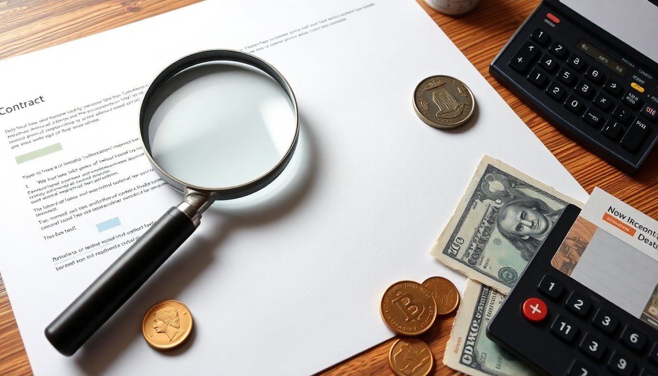 Come interpretare le voci principali di un contratto di prestito