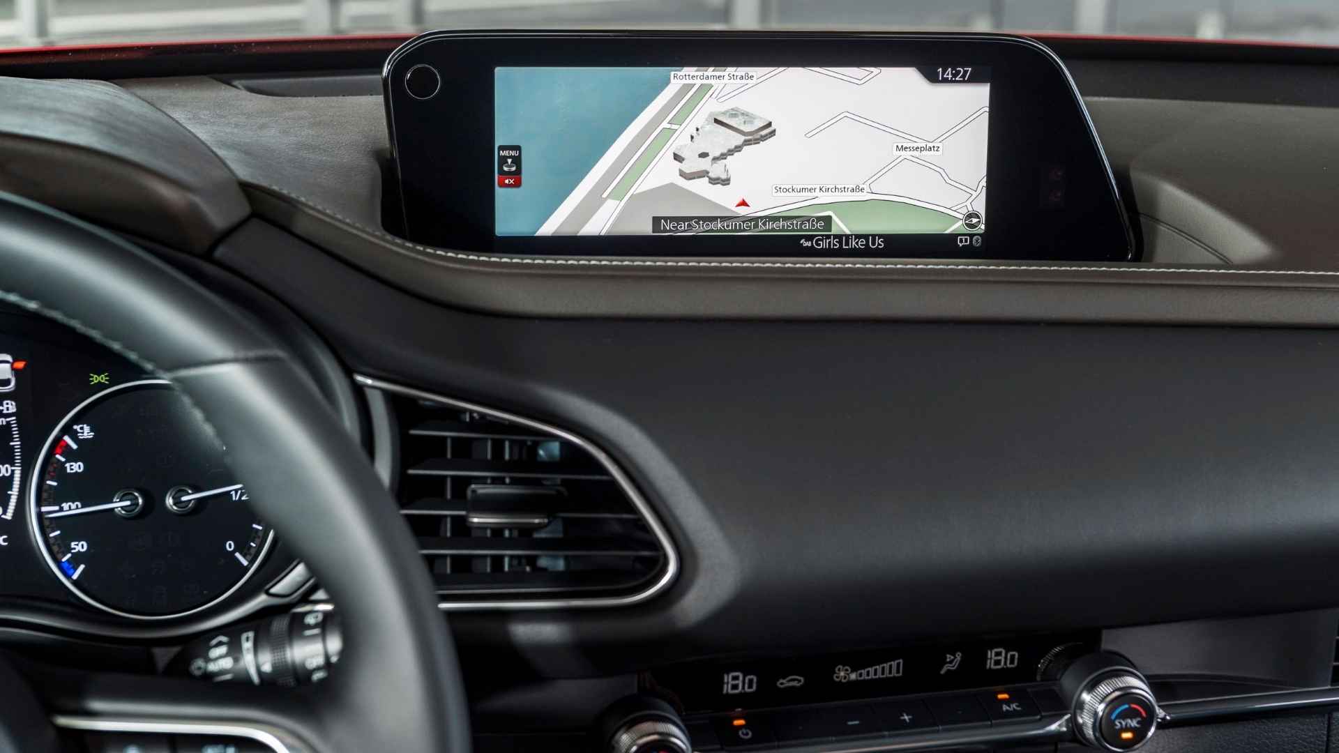 Mazda CX30 infotainment e tecnologia