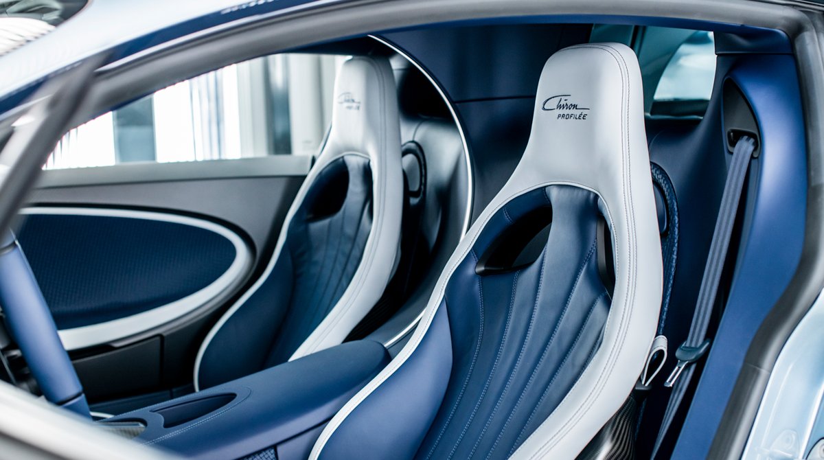 Bugatti Chiron Profil&eacute;e interni