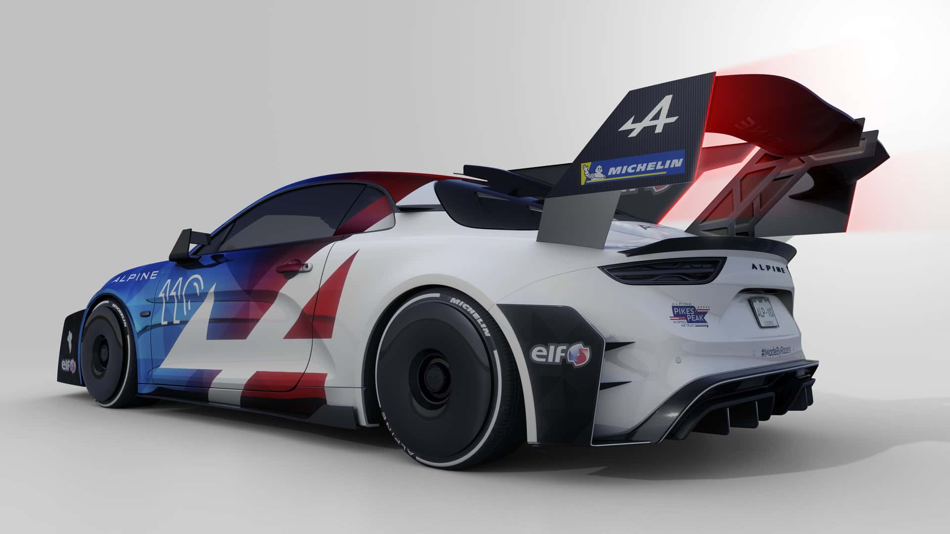 Alpine A110 Pikes Peak design