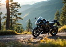 Kawasaki Ninja 1100SX SE in azione su strada
