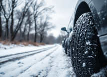 Controllo della pressione delle gomme in inverno
