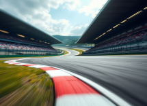 Franco Colapinto in azione durante una gara di Formula 1