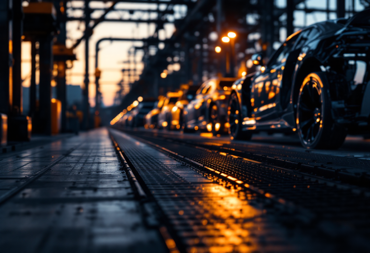 Grafico che mostra il calo delle immatricolazioni di veicoli industriali nel 2025