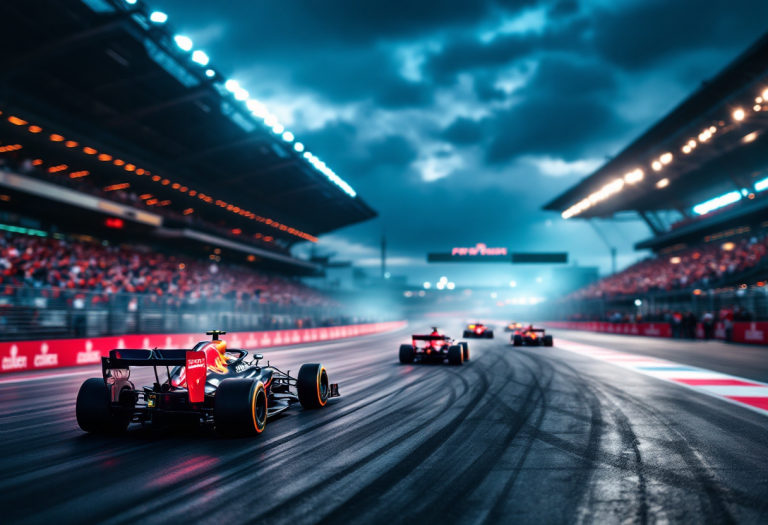 Max Verstappen festeggia il suo nuovo record in Formula 1