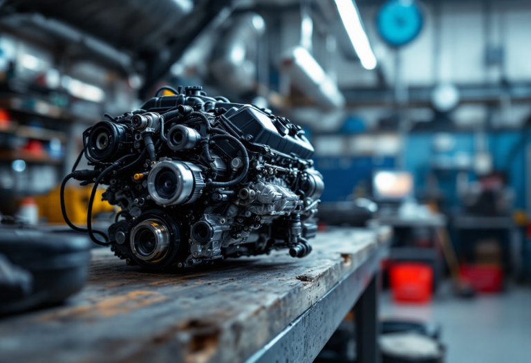 Sensore di temperatura del motore in primo piano