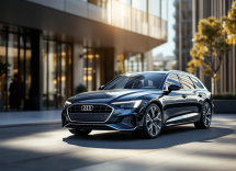 Audi A6 Avant esposta alla Milano Design Week 2023
