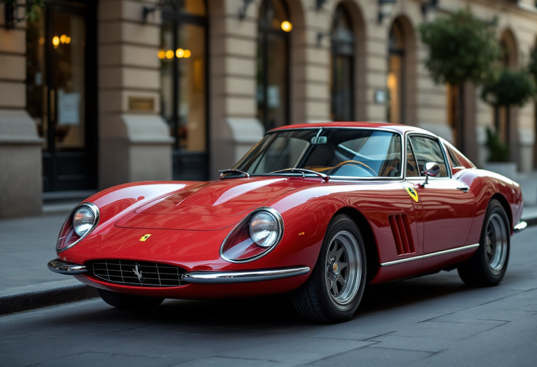 Ferrari 296 Speciale in un elegante contesto urbano