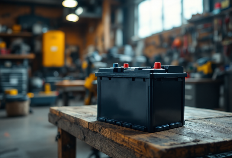 Immagine che illustra come gestire una batteria auto scarica