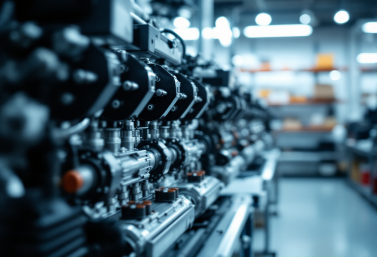 Motore a benzina innovativo e sostenibile in auto