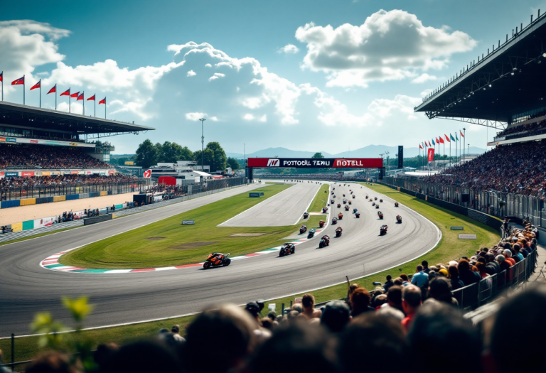 Piloti in azione durante il quarto round della Superbike 2025 a Cremona