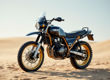 Yamaha XTZ750 Super Ténéré in azione su un percorso off-road