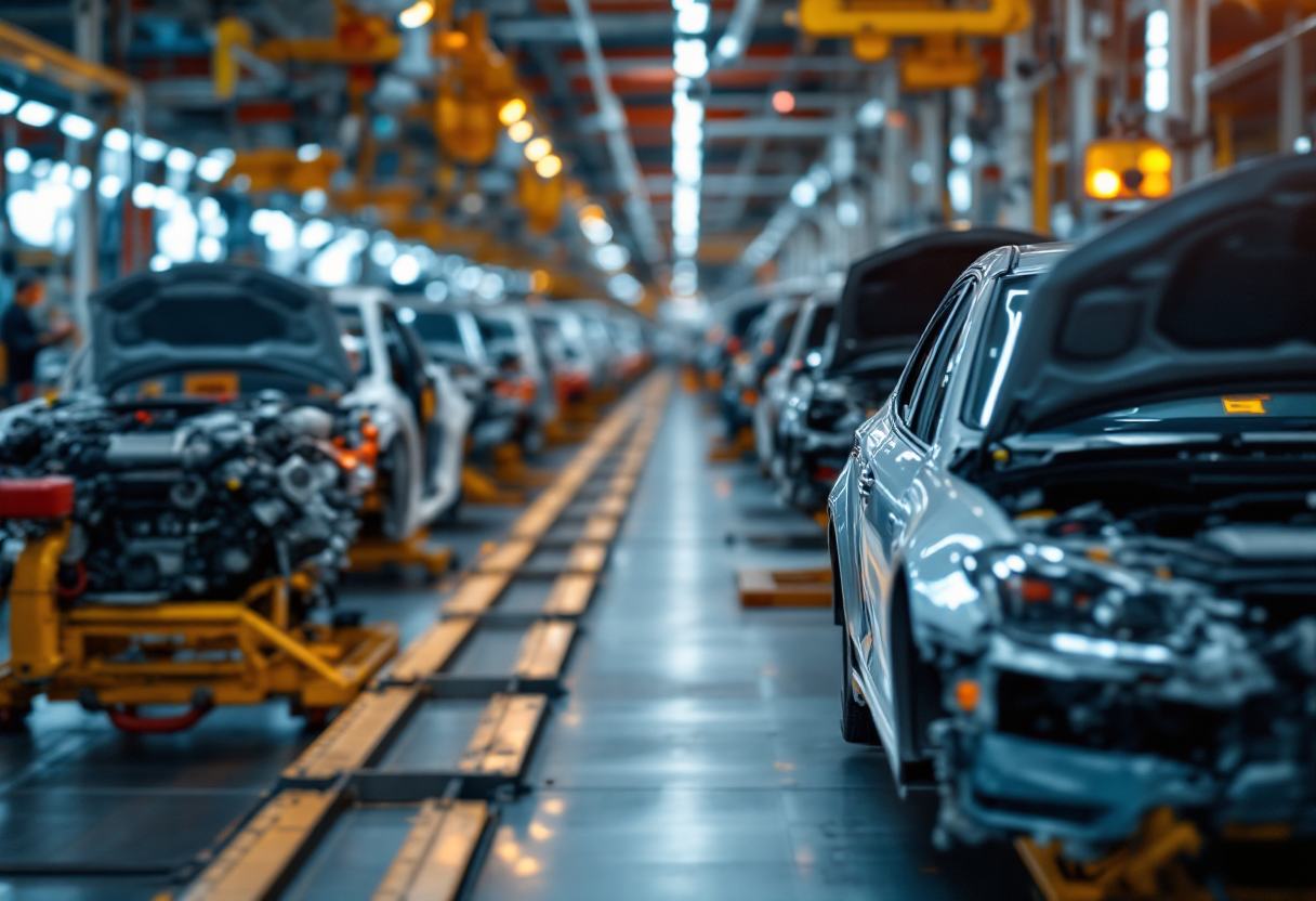 Auto Dacia in esposizione, simbolo di economia e praticità