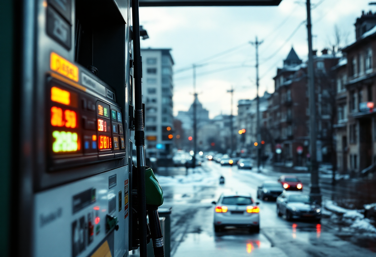 Immagine che illustra le nuove accise sui carburanti