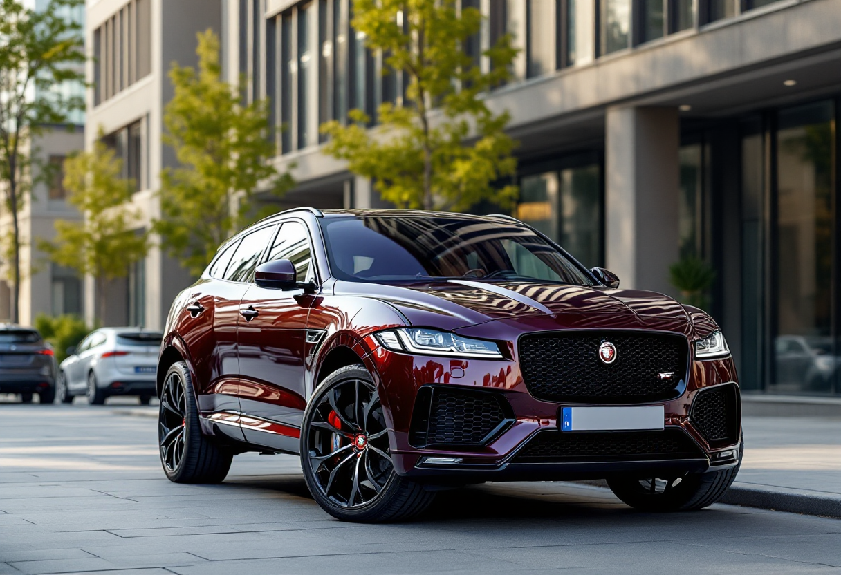 Jaguar F-Pace SVR 575 Ultimate Edition in azione