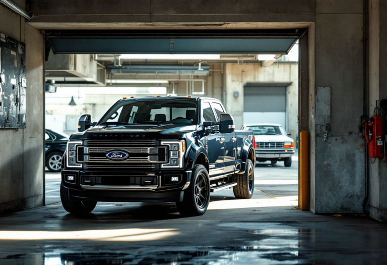 Ford F-250 bloccato in un garage a Las Vegas