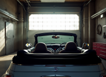 Capote Fiat 500 cabrio in fase di riparazione